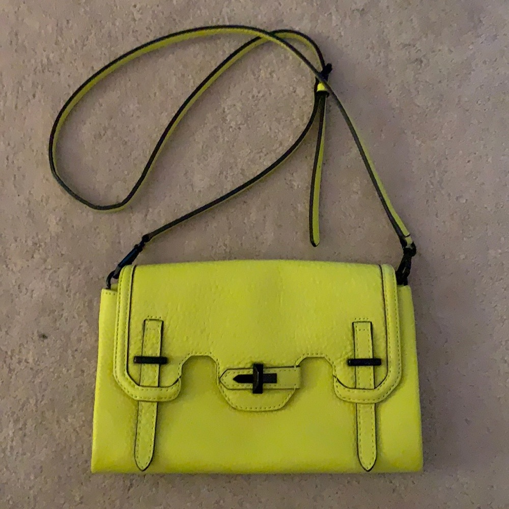 Rebecca Minkoff neon yellow/green crossbody